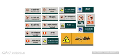 物业管理标识标牌设计图